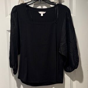 LC Lauren Conrad Black Blouse